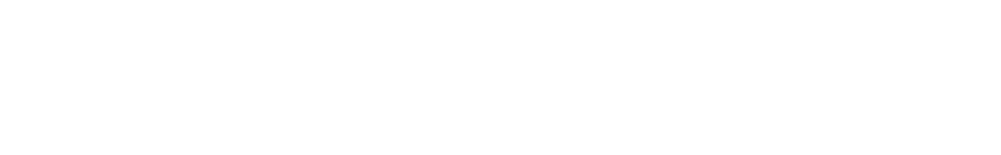 piranya logo, blåt og hvidt